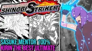 SASUKE MENTOR 100%! UNLOCKING KIRIN! (Ranged Build) | Naruto to Boruto: Shinobi Striker