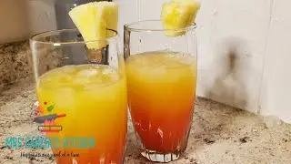 Pineapple Bahama Mama| Pineapple Rum| #maliburum #bacardi #mrsgarciaskitchen