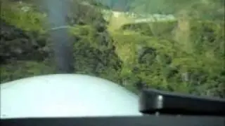 Rejected Landing at a Mountian Airstrip