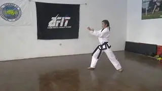 FORMA (TUL) DO SAN - Cinto Amarillo p/ verde. TaeKwon-Do ITF (AFIT - TKD)