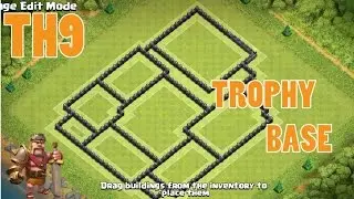 BEST FARMING TH9 TROPHY BASE-2016(NEW UPDATE)-COC