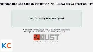 How to Fix “No Rustworks Connection” on Rust Console – Servers, NAT & Cache