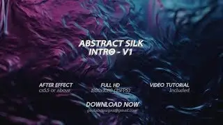 Top After Effects Projects: Abstract Silk Intro v1 l Silk Titles + Free Font ⭐️⭐️⭐️⭐️⭐️