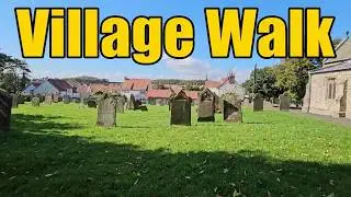 Flamborough Head to Village Walk (Part 2) | St Oswald's Church, Castle Ruins & Local Life