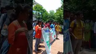 Burdwan_ University  2nd Protest ||  Student Power || Against offline exam 2022