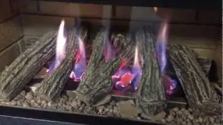 Crystall Fires Miami Gas Fire hole in wall-flat screen