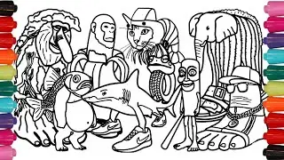 BRAINROT COLORING PAGES/NCS MUSIC 