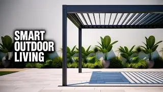Balcony Louver Pergola| Transform Balcony with Solario Aluminum Pergola for Luxurious Outdoor Living