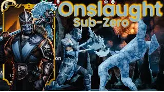 He is a Powerful Gold Character | Onslaught Subzero Realm Klash Survivor Gameplay MK Mobile