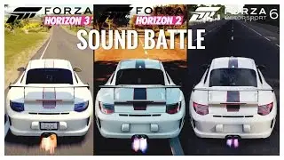 Forza Horizon 3 Porsche GT3 RS 4.0 vs Forza Horizon 2 vs Forza 6 [Sound Comparison]