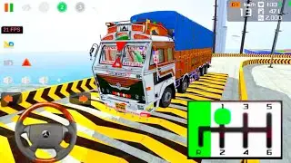 😨 Speed Breaker Par Truck Control Fail | BUSSID Gameplay | Gamer UP79 