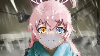 sensei, it's cold... (blue archive)