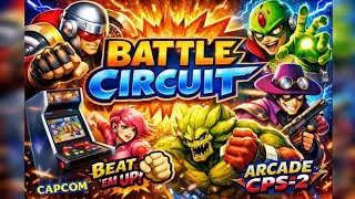 Battle Circuit Arcade 🔥 Cl&aacute;ssico CPS-2 Cheio de A&ccedil;&atilde;o | Retrogames