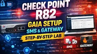 Установка и базовая настройка Check Point R82 (Gaia + SMS + GW)