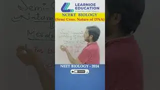 Semi Conservative Nature of DNA #neet2024 #neet #shorts #education #science #motivation