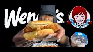 WENDY'S CAJUN CRUNCH SPICY CHICKEN SANDWICH & BROWNIE BATTER VANILLA FROSTY SWIRL REVIEW
