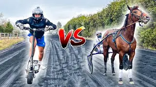 Une Trottinette est Plus Rapide qu’un Cheval de Course ?