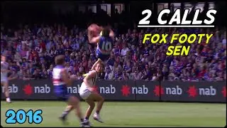Multi-Call x2 | Easton Wood's spectacular mark back with the flight | 2016 Round 1 Western Bulldogs