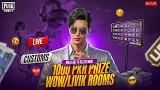 PUBG MOBILE LIVE CUSTOM ROOMS CHALLENGES - UC GIVEAWAYS #maxgujjaryt #pubgmobile #live #paksitan