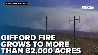The Gifford Fire is now the second largest CA fire this year