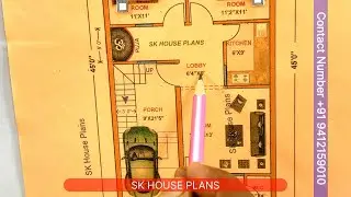 24x45 Home Design with Car Parking Space | 13 Sep 2025 | SK HOUSE PLANS | S No 3263