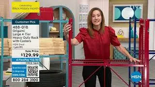 Origami Large 4Tier HeavyDuty Rack with Casters