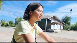 Sunny Day in Ban Dom Village, Surin Province Life.Thailand