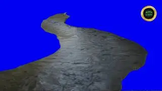 Free Blue screen Effects river water flow
