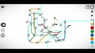 Mini Metro | Daily Gameplay | TOP 15% | TOP 300 WORLDWIDE | Chongqing - Extreme | 17-Jan-24