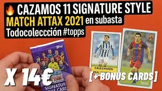 🔥 Cazamos 11 Signature Style Match Attax 2021 en subasta Todocoleccion #topps