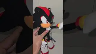 Ge shadow poseable custom #sonic #sonicthehedgehog #plushies #shadow  #sega #plush #sonicmerch