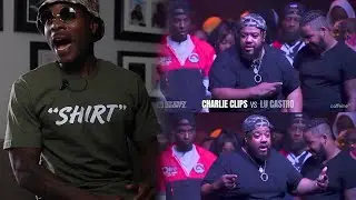 CHARLIE CLIPS VS LU CASTRO Get EXTREMELY CRAZY😳😲 SMACK/URLTV #AGS2 🔥🔥 RAP BATTLE - REACTION