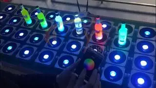 LED Dot Uplight for wedding party  Battery wireless uplight