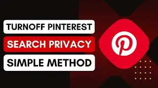 How To Turn Off Search Privacy On Pinterest App !