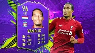 FIFA 19 POTY Van Dijk Review | 96 Award Winner Van Dijk Player Review | TOTS Van Dijk