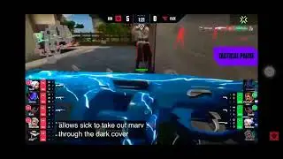 DapR tea bagging FaZe Rawkus in a valorant tournament