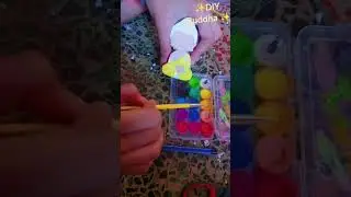 DIY Buddha 💗✨ #craft #DIY #thermacolcraft #buddha #craftideas #creative #@aditithestranger