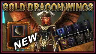 NEW Golden Dragon Wings Mount! (FREE STUFF) Limited Campaign: On the Wings of Dragons - Neverwinter