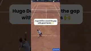 Hugo Dellien closed the gap with great hands 🙌 #shorts #tennis #atpchallenger