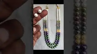 #Pearl set#trendy #kundan #youtubeshorts #viralshort #diy
