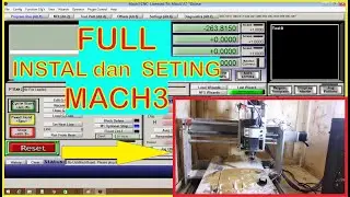 instal dan seting mach3 untuk DIY CNC
