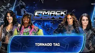 Naomi And Rhea Ripley Vs Nia Jax And Paige - Tag Team Match At WWE Smackdown