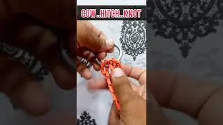 How to Tie a Cow Hitch Knot | Easy Lark&rsquo;s Head Knot Tutorial