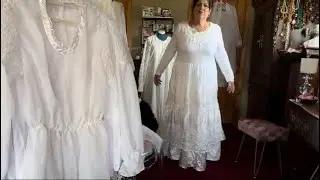 All my white dresses-long and short - lots from Temu