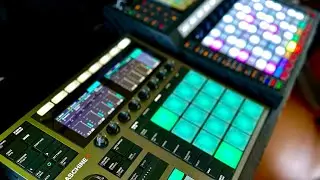 MASCHINE +  and  AKAI FORCE  (Melody performance with 16 pads and 64 pads)