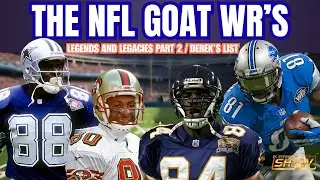 NFL GOAT Receivers Ranked and Debated!