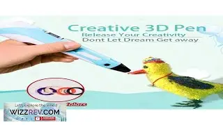 GOLDFOX 3D Pens Set 3D Printing Pen With 10Colors 5M PLA Filament