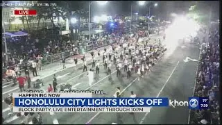 Thousands are descending on Honolulu Hale for Honolulu City Lights