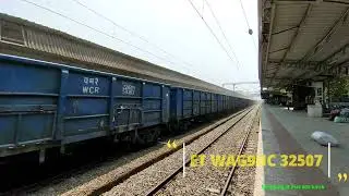 INDIA'S FASTEST FREIGHT TRAIN AT 105KMPH😨 -INDIAN RAILWAYS