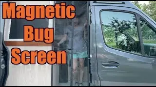 Perfect Magnetic Van Bug Screen for Less than $30!